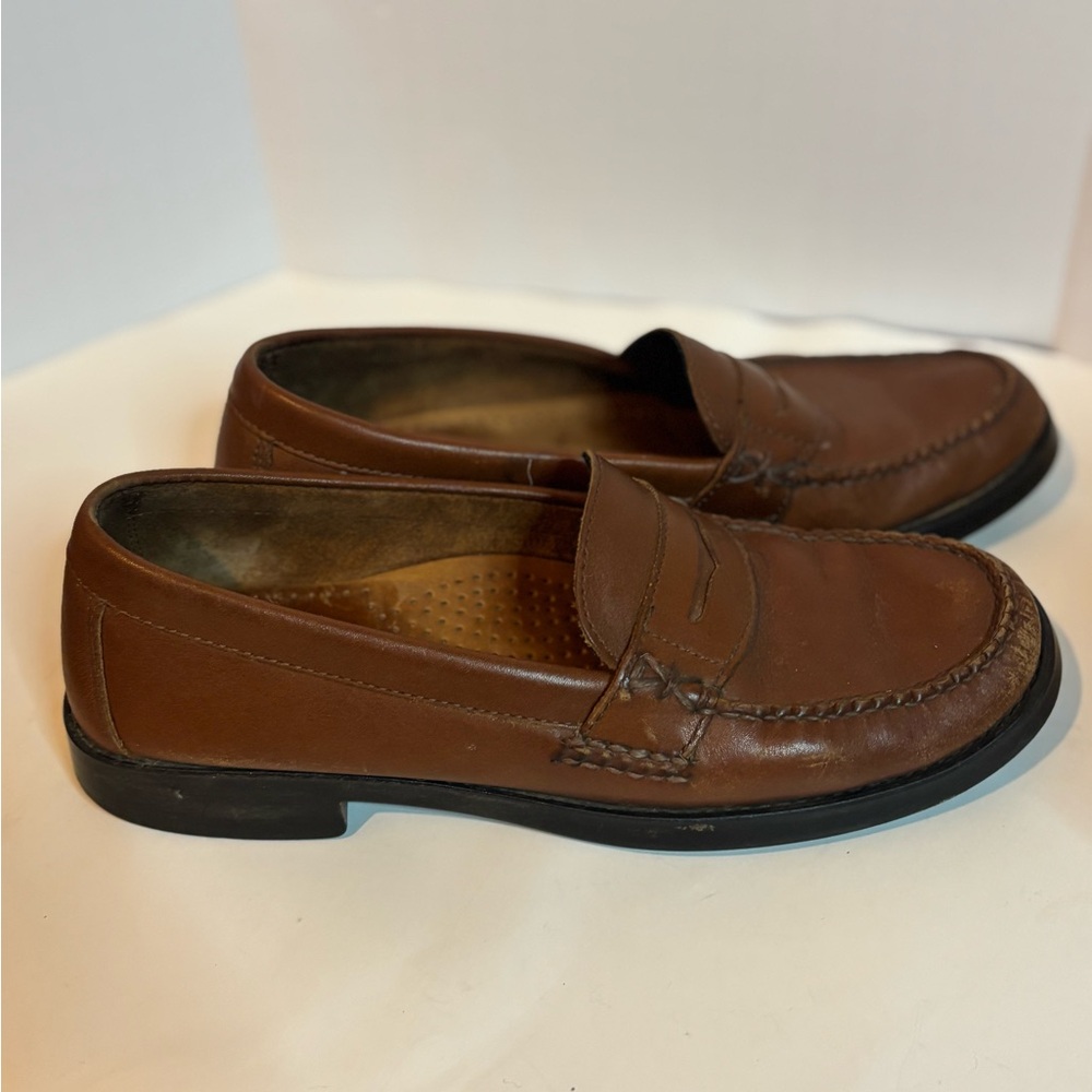 Weejuns Classic Brown Leather Women's Loafers - Picture 5 of 7